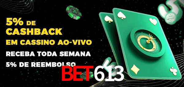 Promoções do cassino ao Vivo Bet613
